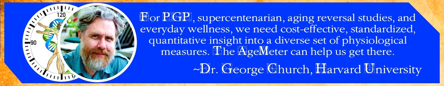 Dr. George Church AgeMeter Quote