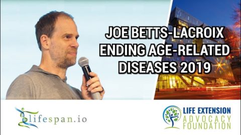 Joe Betts-LaCroix at Ending Age-Related Diseases 2019
