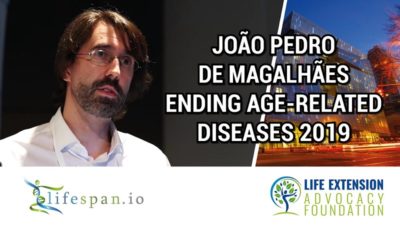 Joao Pedro de Magalhaes at EARD2019