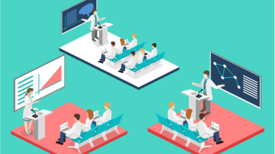 Image showing people at conferences and talks