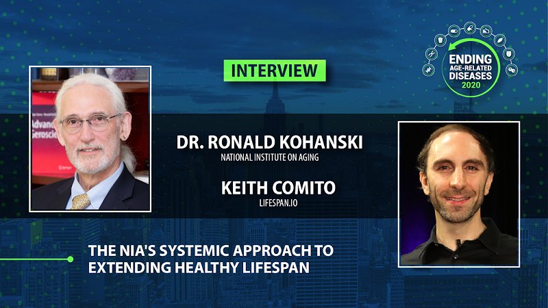Keith Comito and Ronald Kohanski at Ending Age-Related Diseases 2020