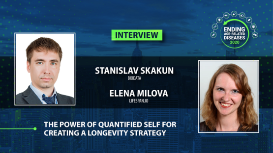 Elena Milova and Stanislav Skakun at Ending Age-Related Diseases 2020