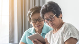Elderly twins