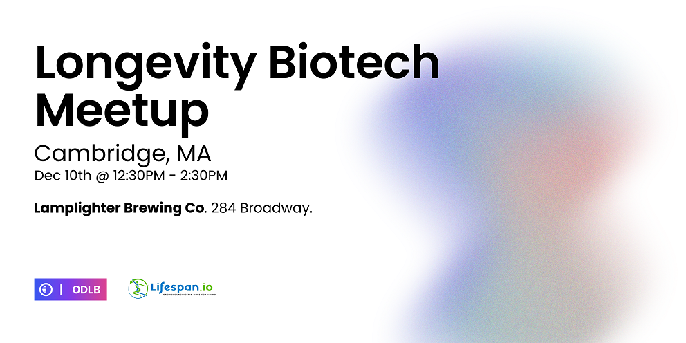 Longevity Biotech Meetup Massachusetts