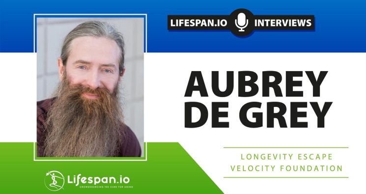 Aubrey de Grey on LEVF and Robust Mouse Rejuvenation