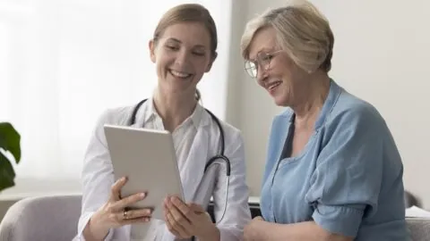 Doctor and patient