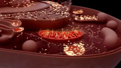 Mitochondrion in cell