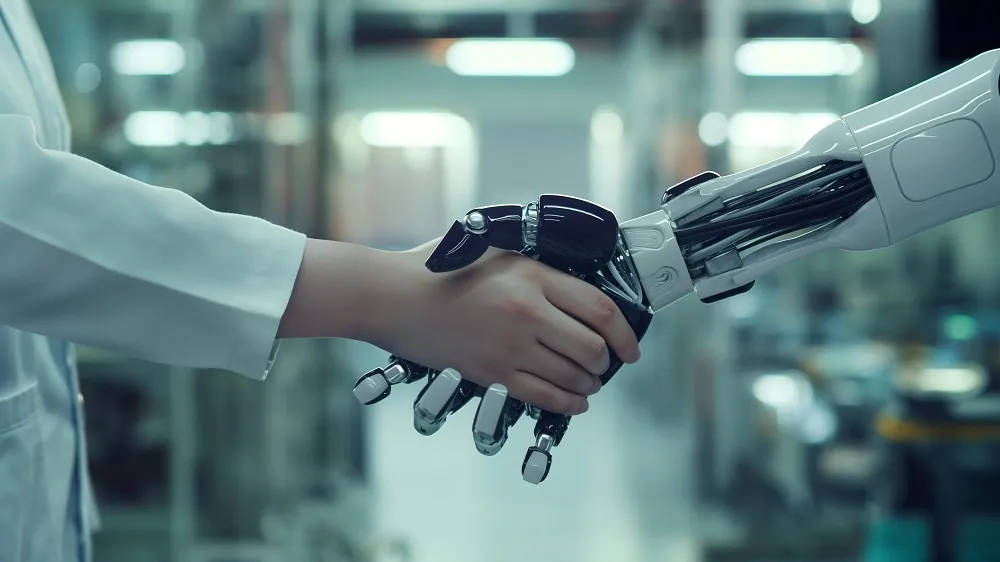 Human Robot Handshake