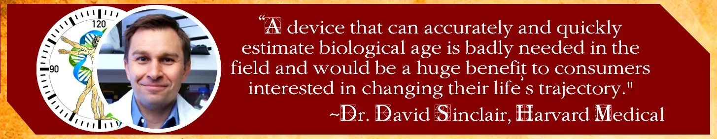 Dr. David Sinclair AgeMeter Quote