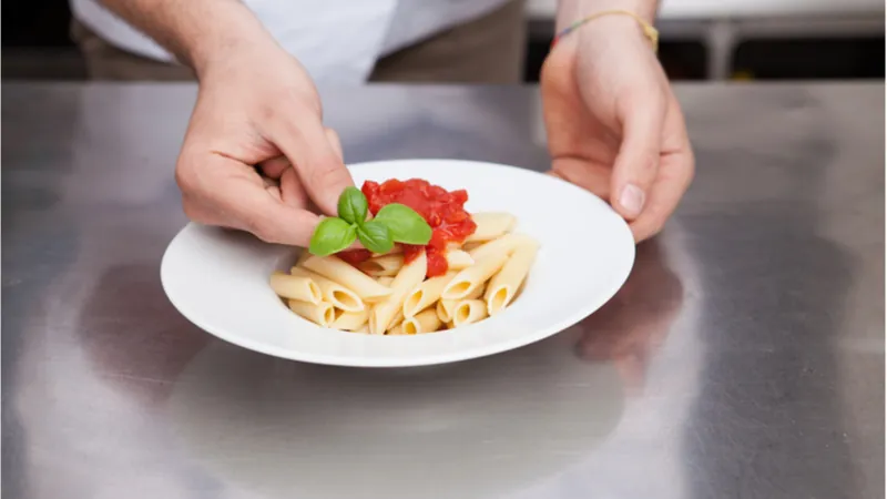 Small plate of food