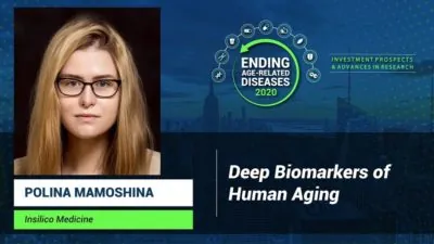 Polina Mamoshina at Ending Age-Related Diseases 2020