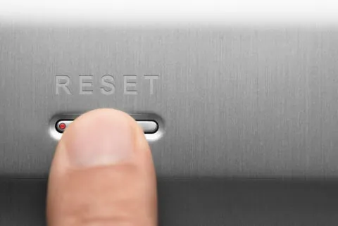 Press the reset button