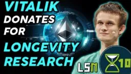 Vitalik Donates for Longevity