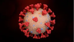 Red coronavirus