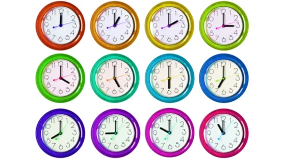 Rainbow Clocks