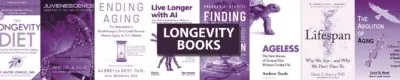 Longevity and aging research books.