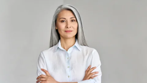 Smiling older woman