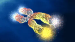 An image of telomeres shortening which could lead to DNA damage.